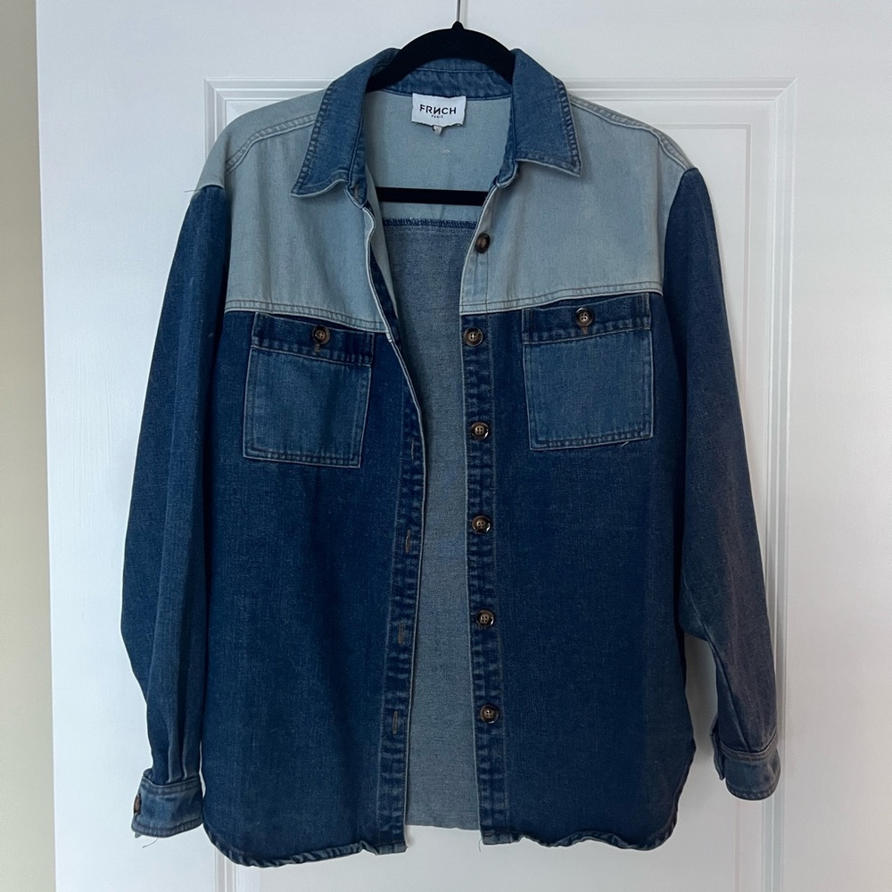 FRNCH Paris Denim Jacket size Small